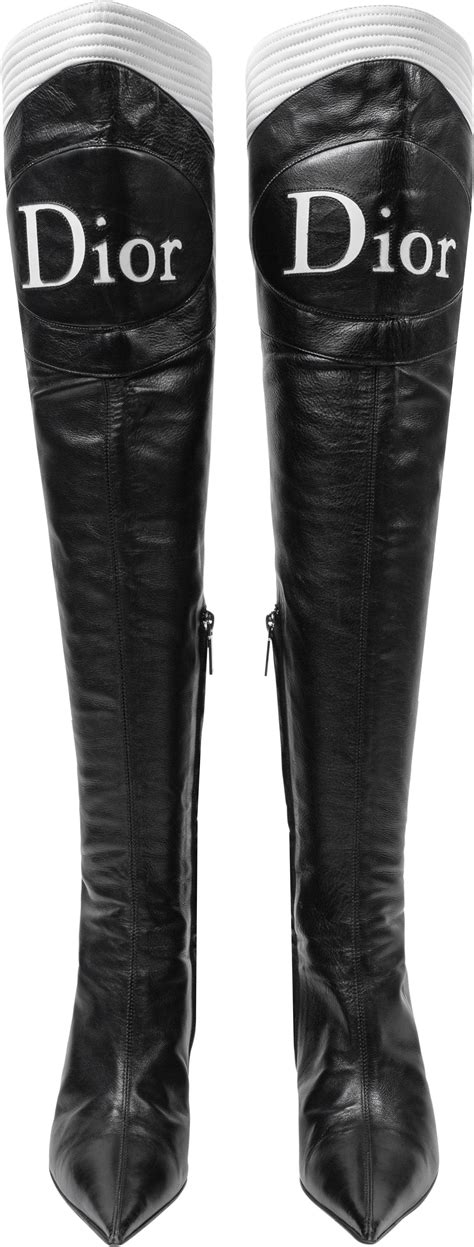 dior boots for women|dior thigh high boots.